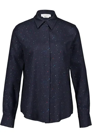 GABRIELA HEARST Camisa de lana de manga larga