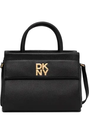 DKNY Bolso shopper con aplique del logo