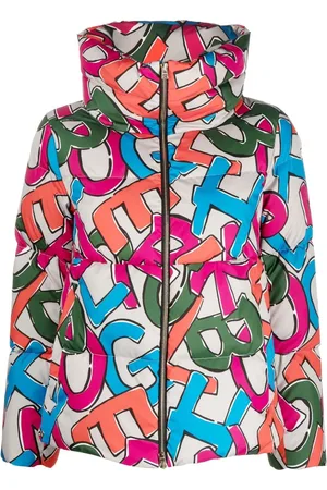 HERNO Plumífero con logo estampado