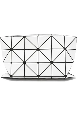 Issey Miyake Bolso de mano con motivo geométrico