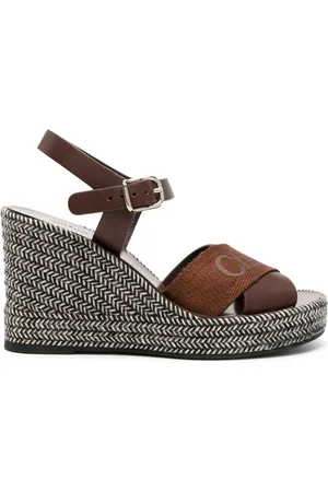 Chloé Alpargatas con tira del logo