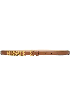 VERSACE Cinturón con logo estampado