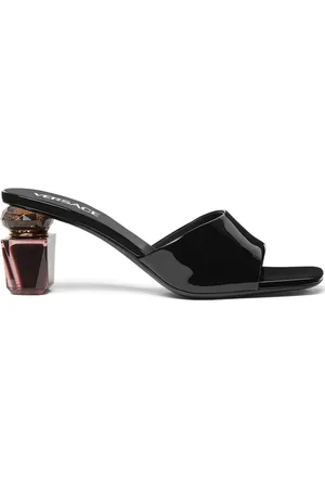 VERSACE Mules Bright Crystal con tacón de 70 mm