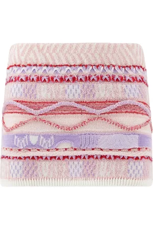 LANEUS Falda corta en jacquard