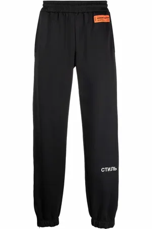 Heron Preston Pantalones de chándal con bordado СТИЛЬ