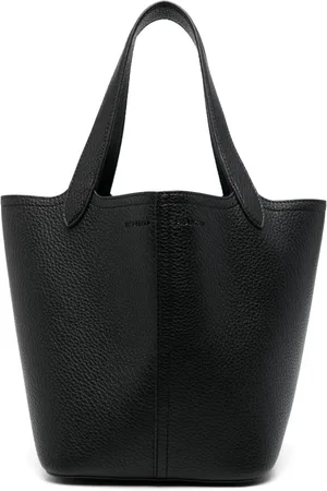 Elisabetta Franchi Bolso shopper pequeño con charm del logo