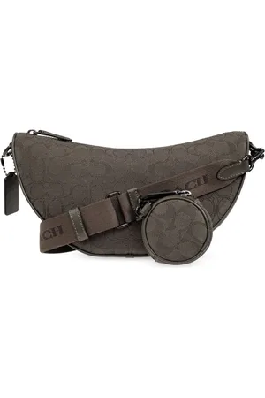 Coach Bolso de hombro con monograma