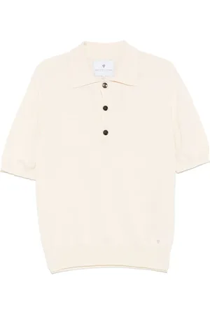 Seven Gauge Polo de crepé con botones