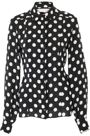 Carolina Herrera Camisa con motivo de lunares
