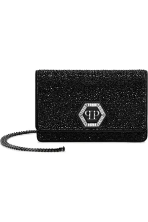 Philipp Plein Bolso de hombro mini con logo Hexagon