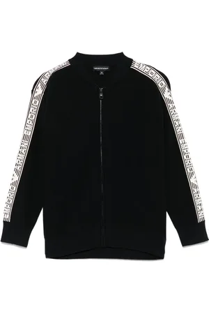 Emporio Armani Cárdigan con logo en jacquard
