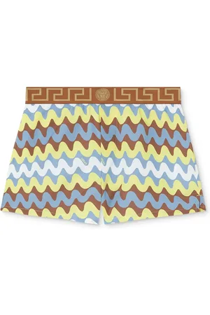 VERSACE Bañador Wave Greca Border