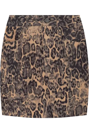 Gestuz Falda corta con motivo de leopardo