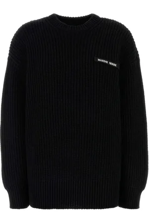Marine Serre Jersey con etiqueta del logo