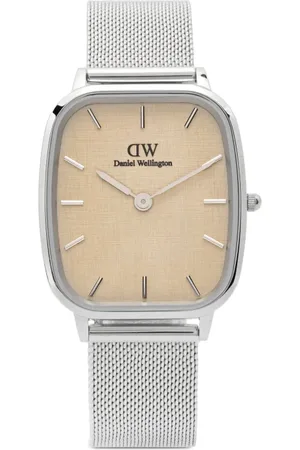 Daniel Wellington Reloj Marlon Sterling Linen de 36 mm