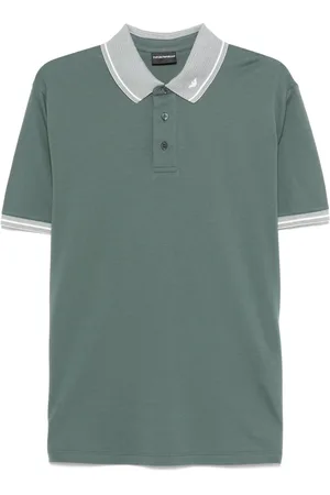 Emporio Armani Polo con logo bordado