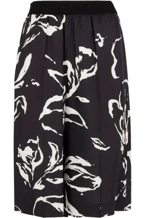 Agnona Pantalones cortos con motivo floral