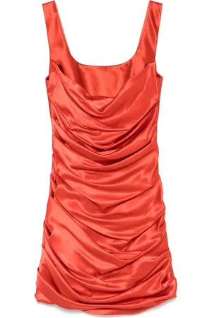 GIUSEPPE DI MORABITO Vestido corto con efecto desbocado