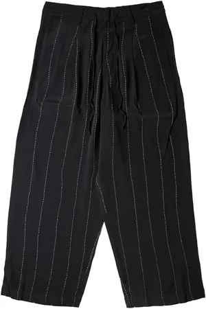 Glass Cypress Pantalones Black a rayas diplomáticas