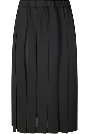 Comme des Garçons Falda midi plisada