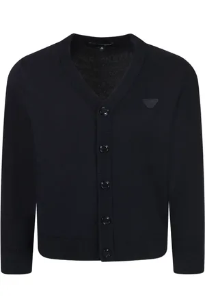 Emporio Armani Cárdigan de algodón y lana