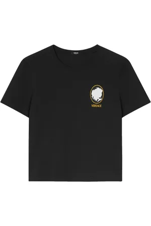 VERSACE Camiseta Cameo con logo bordado