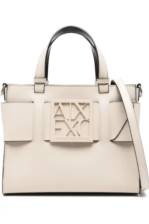 Armani Exchange Bolso shopper con placa del logo