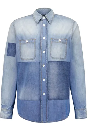 Givenchy Camisa vaquera con diseño patchwork