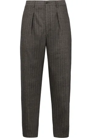 Giorgio Armani Pantalones ajustados a rayas diplomáticas