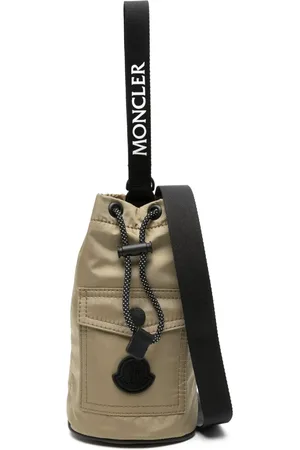 Moncler Bolso bombonera mini con parche del logo