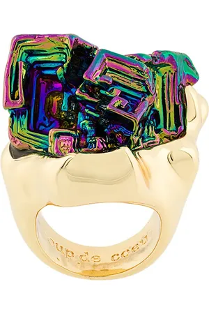 Coup De Coeur Anillo Vortex Rainbow Stone