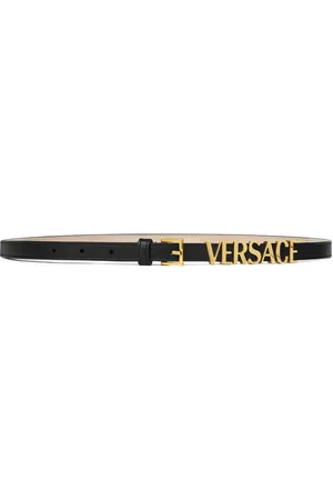 VERSACE Cinturón con logo estampado