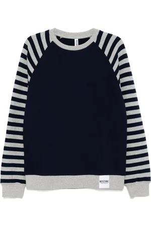 Moschino Sudadera con detalle de rayas
