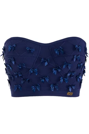 Elisabetta Franchi Top con detalle de lazos