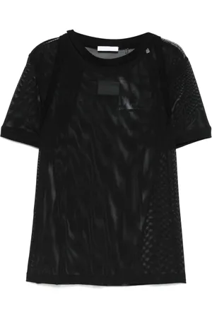 Helmut Lang Camiseta con parche del logo