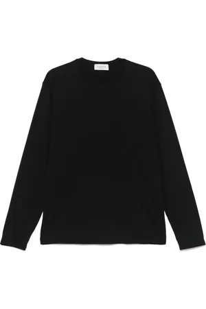 LANEUS Camiseta con cuello redondo