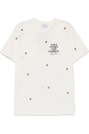 Family First Camiseta con estampado gráfico