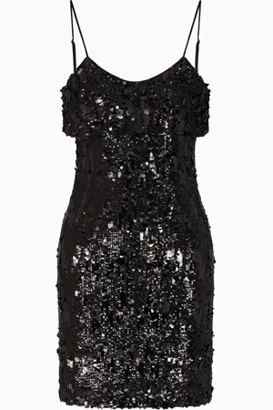 Armani Exchange Vestido sin mangas con lentejuelas