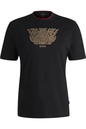 HUGO BOSS Camiseta con logo bordado