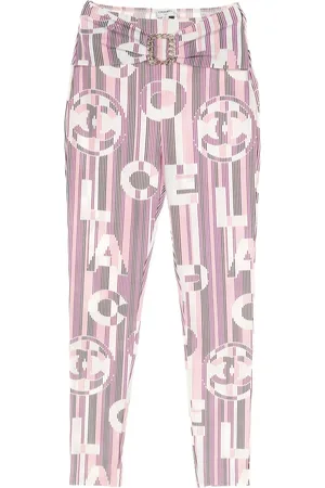 CHANEL Pantalones stretch a rayas 1986-1988