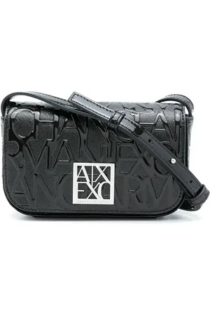 Armani Exchange Bandolera con logo en relieve