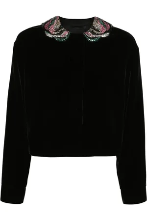 Giorgio Armani Chaqueta con detalles de cristal