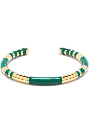 Aurélie Bidermann Brazalete abierto con diseño esmaltado