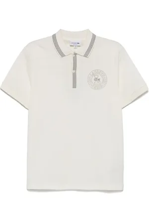 Lacoste Polo con distintivo estampado