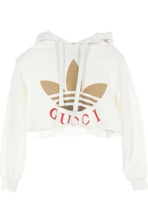 Gucci Sudadera corta con capucha de Gucci x adidas 2010