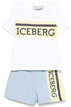 Iceberg Set de pantalones cortos con logo estampado