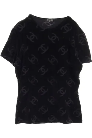 CHANEL Top con logo CC 1986-1988