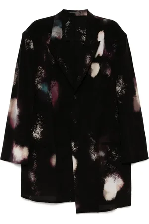 YOHJI YAMAMOTO Chaqueta con estampado colour scheme