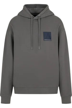 Armani Exchange Sudadera con capucha y parche del logo