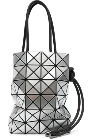 Issey Miyake Bolso bombonera con motivo geométrico